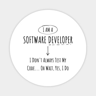 Proud Software Developer Tee - Embrace Expertise Magnet